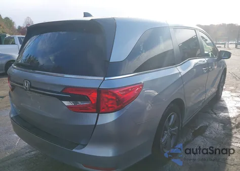2022 Honda Odyssey Ex from USA, damaged, VIN 5FNRL6H54NB031018
